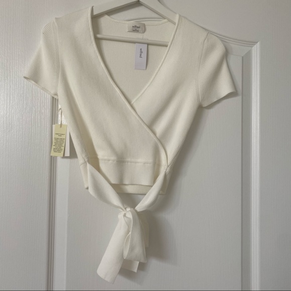 Wilfred Tops - BNWT ARITZIA WILFRED ALL TIED UP SWEATER ESPACE